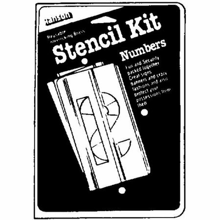 C.H. HANSON Numeral Stencil Set 10307